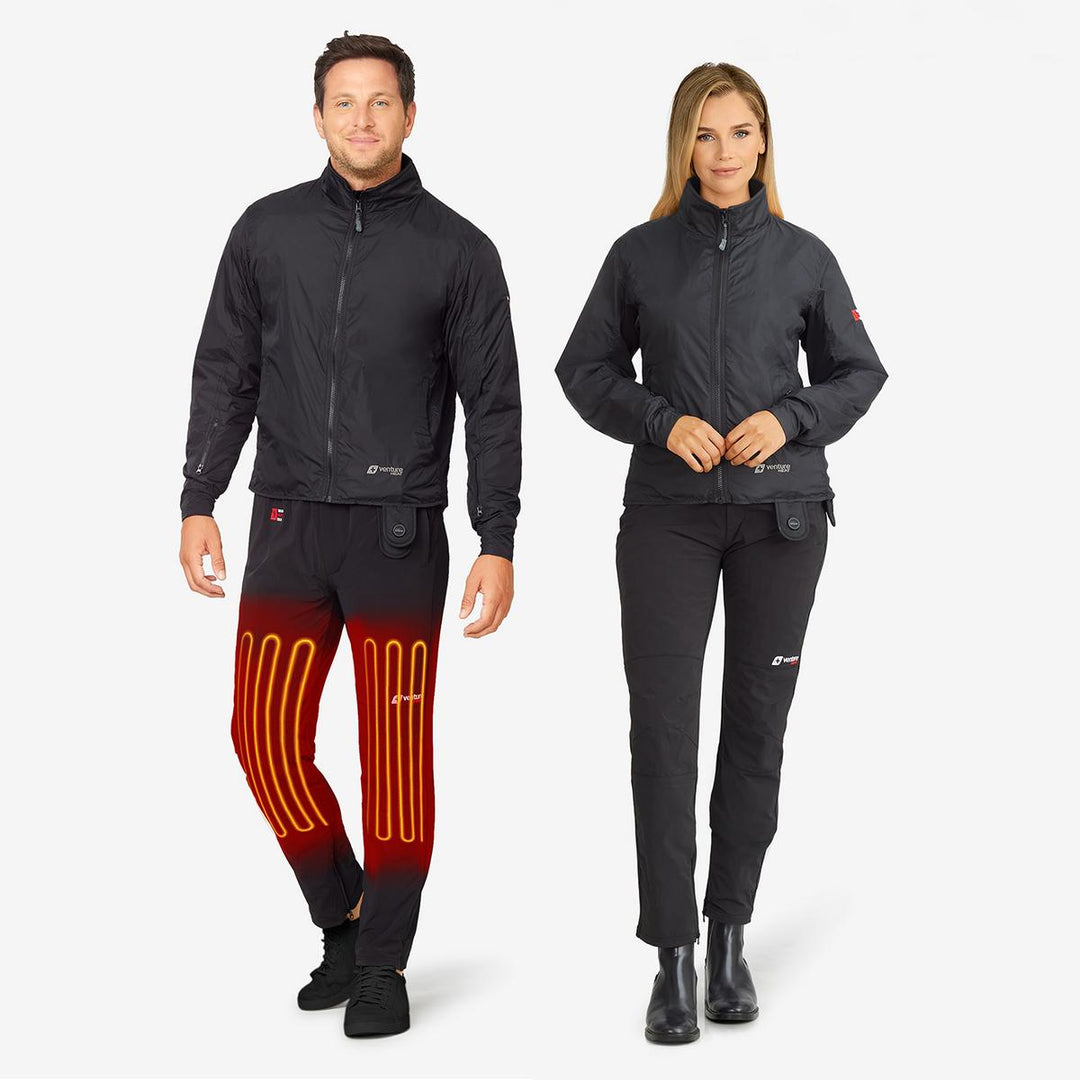 Venture Heat 12V Bluetooth Motorcycle Heated Pant Liners - Left
