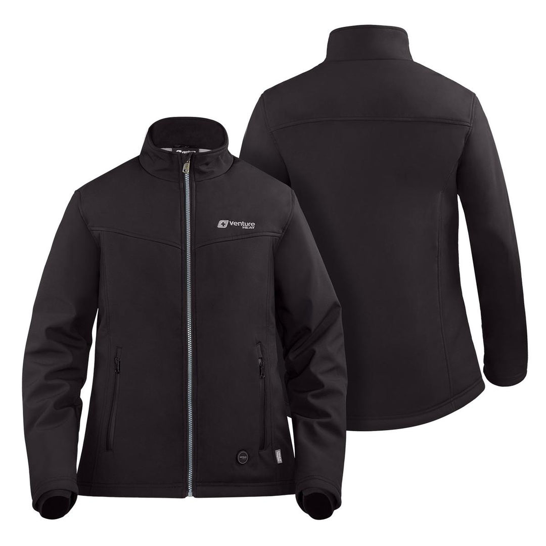 Venture Heat 7V Women's Bluetooth Softshell Battery Heated Jacket - Back