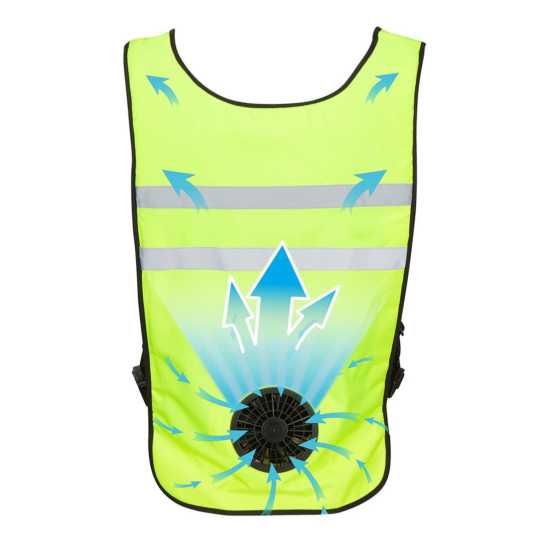 Venture Heat 5V 3 Speed Wearable Cooling Cooling Fan Vest - Back