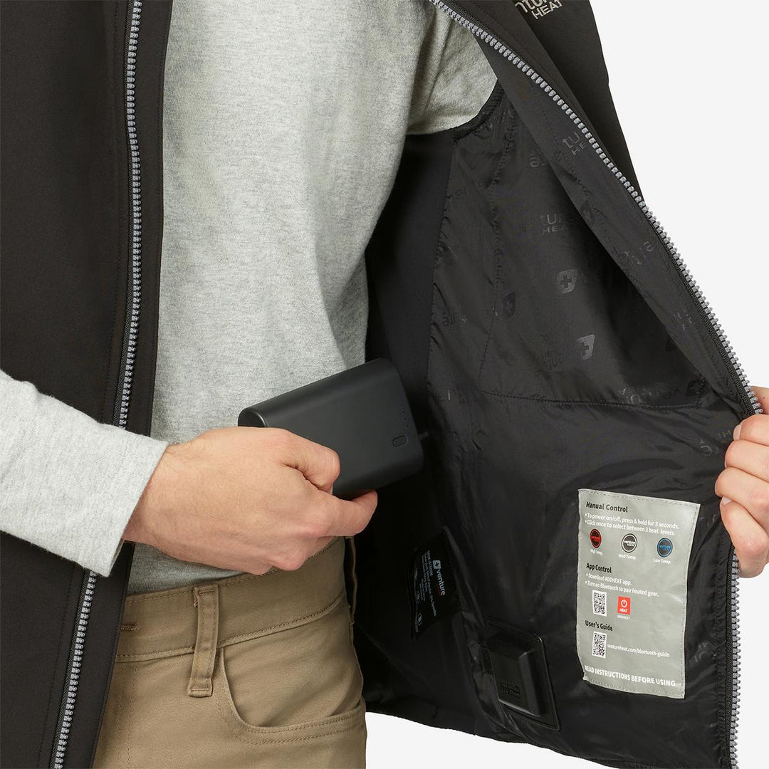 Venture Heat 12V Men's PROMAX Bluetooth Battery Heated Vest - Info