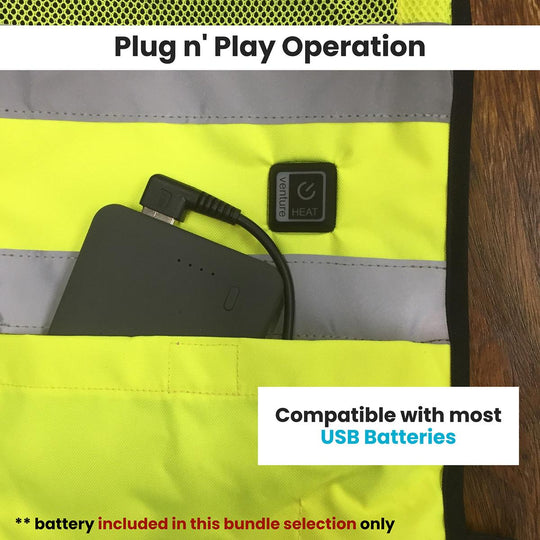 Venture Heat 5V 3 Speed Wearable Cooling Cooling Fan Vest - Info