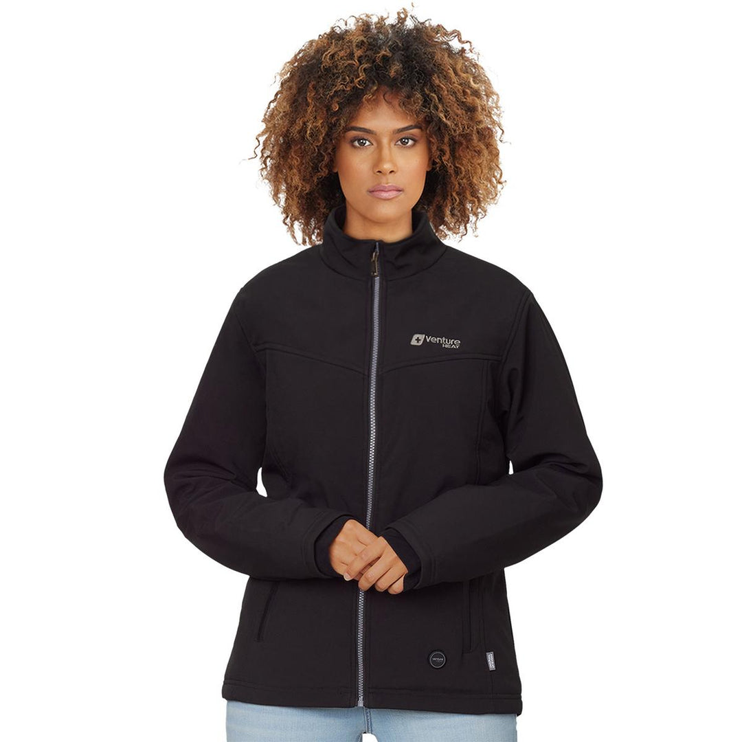 Venture Heat 7V Women's Bluetooth Softshell Battery Heated Jacket - Heated
