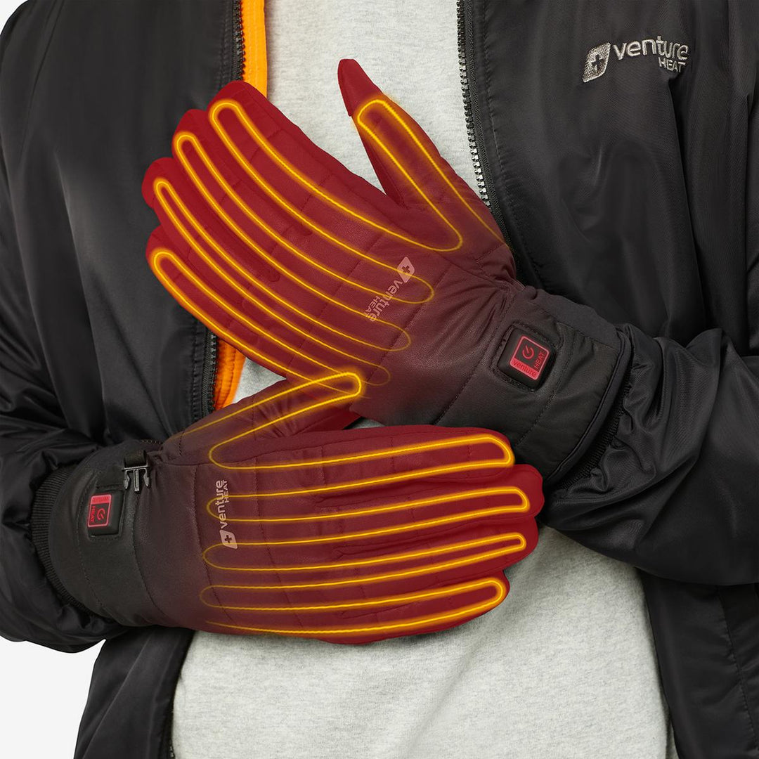Venture Heat 12V Plug-In Heated Gloves - Front