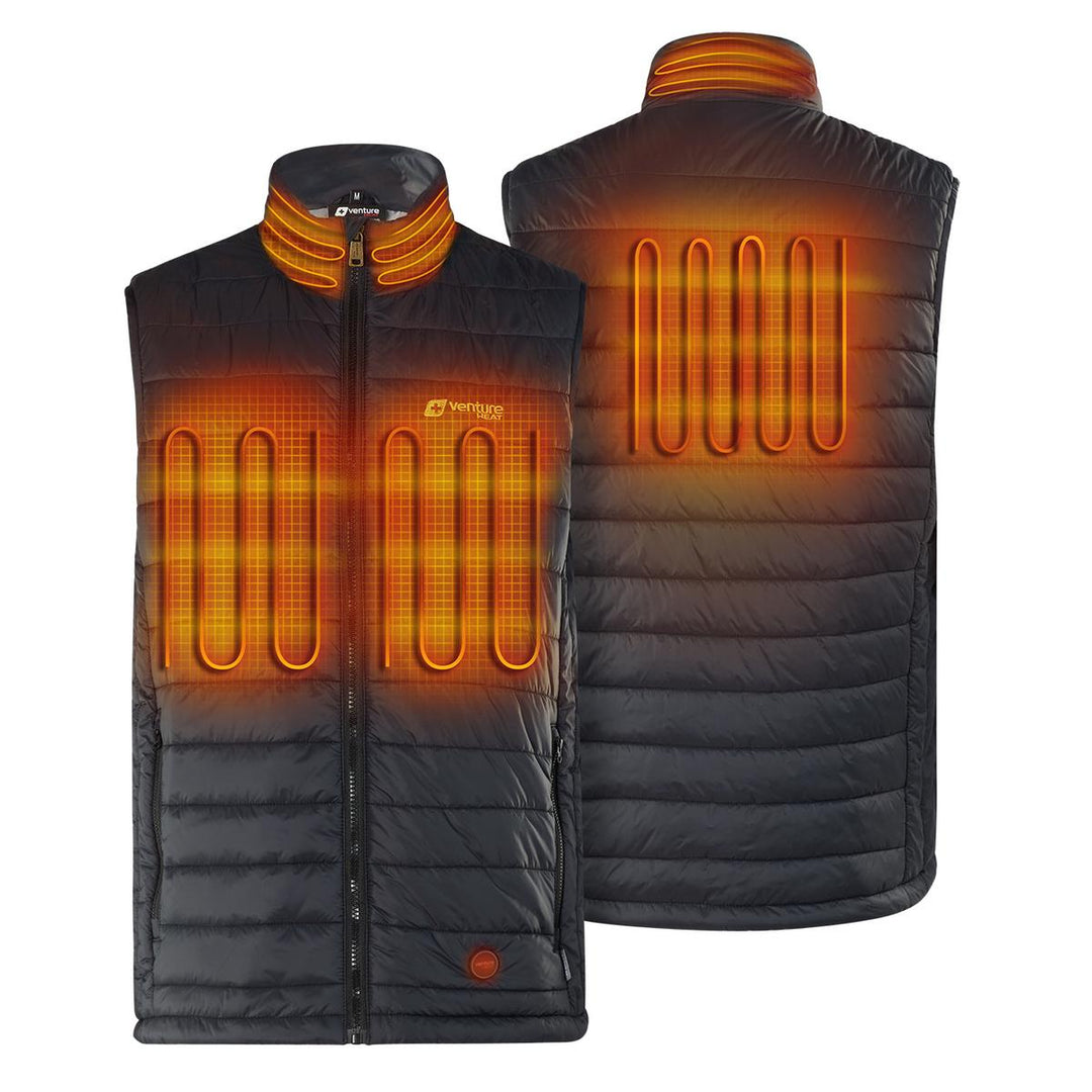 Venture Heat 7V Men's Bluetooth Battery Heated Puffer Vest