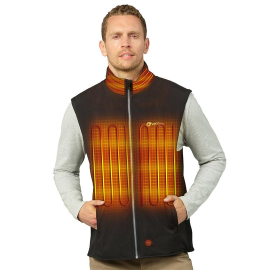 Venture Heat 12V Men's PROMAX Bluetooth Battery Heated Vest - Front