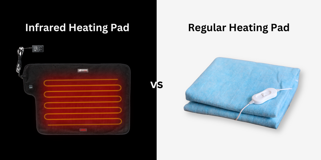 Infrared Heating Pad vs Regular Heating Pad Venture Heat