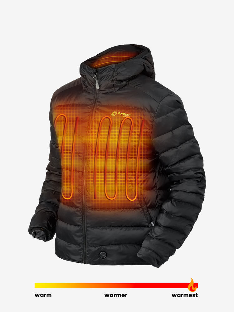 Men's MAX 26W Heated Down Jacket with HeatSync