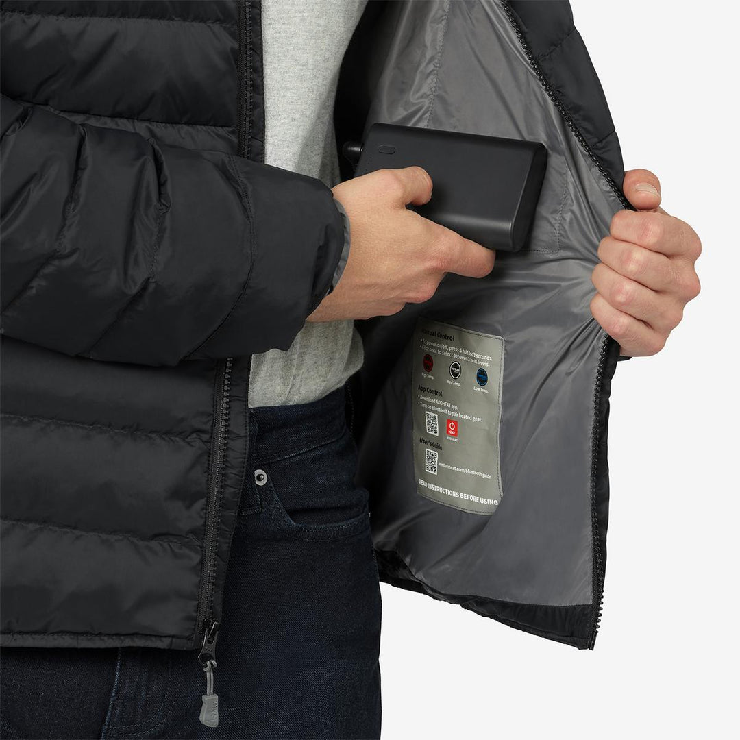 Venture Heat 12V Men's Down Bluetooth Battery Heated Jacket