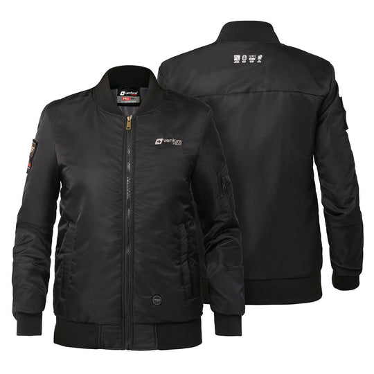 Venture Heat 12V MAX Bluetooth Battery Heated Bomber Jacket - Back