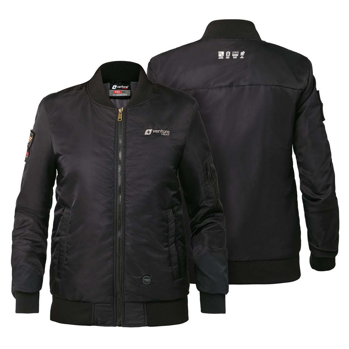 MAX Heated Bomber Jacket | 12V Bluetooth | Venture Heat