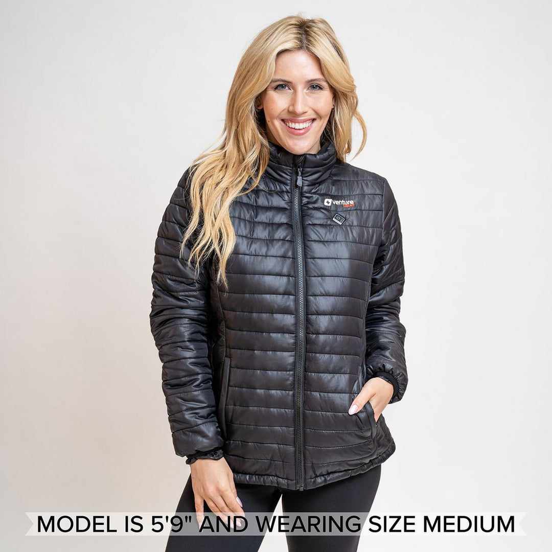 Venture Heat 7V Women's Battery Heated Puffer Jacket (X-Small)