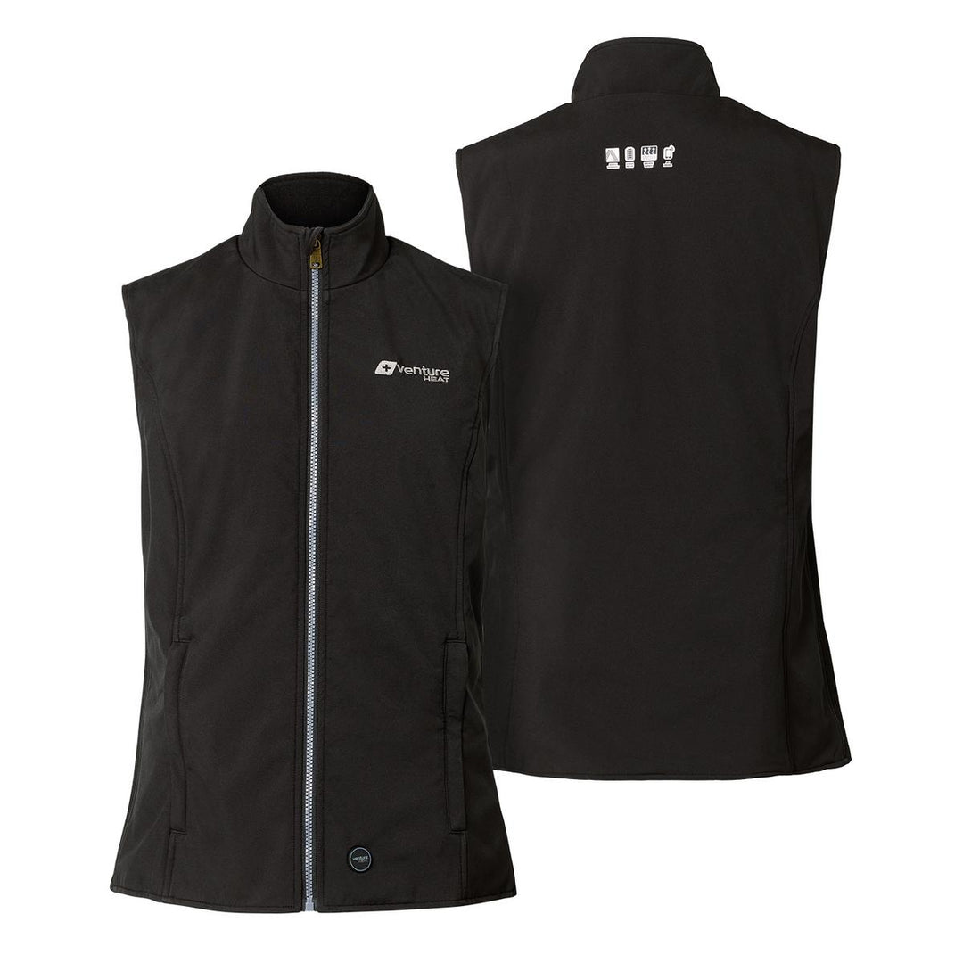 Venture Heat 12V Women's PROMAX Bluetooth Battery Heated Vest - Back