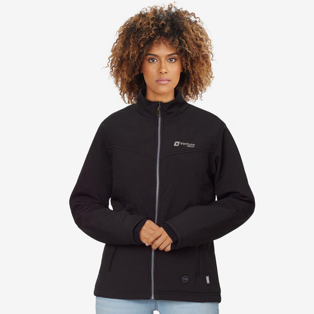 Venture Heat 7V Women's Bluetooth Softshell Battery Heated Jacket - Heated