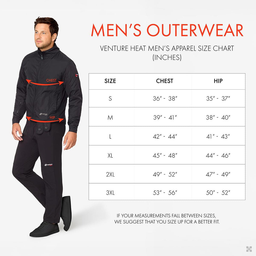 Venture Heat 12V Motorcycle Heated Jacket Liner with Onboard Controller