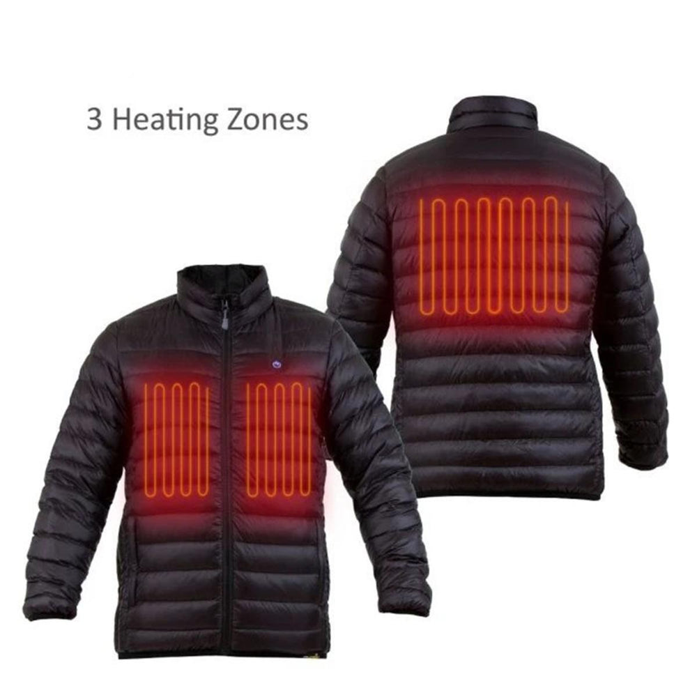 Venture Heat Men's Delspring 5V Battery Heated Down Puffer Jacket (Size S) - Heated