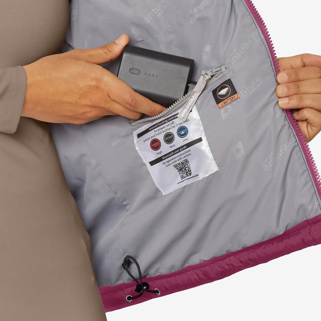 Venture Heat 7V Women's Insulated Battery Heated Vest with 7V Battery Pack