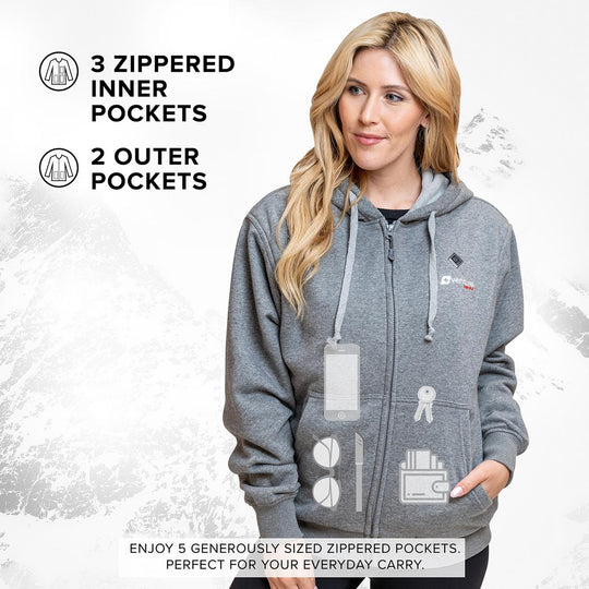 Venture Heat 7V Polar Fleece Battery Heated Hoodie - (Sizes S & XS)