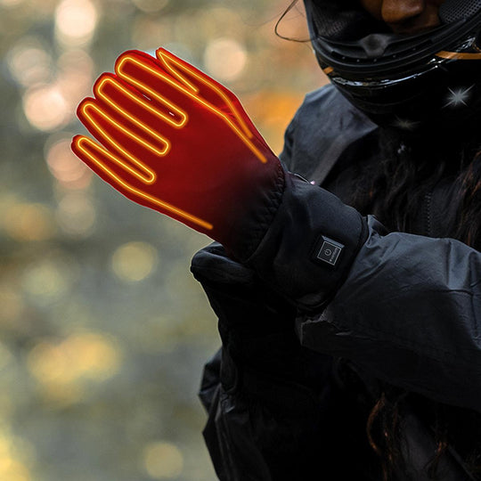 Venture Heat 12V Heated Motorcycle Glove Liners - Front
