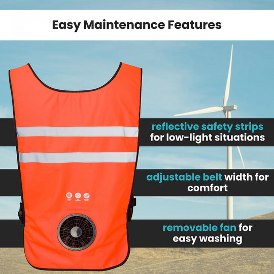 Venture Heat 5V 3 Speed Wearable Cooling Fan Vest