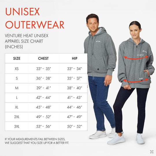 Venture Heat 7V Bluetooth Battery Heated Hoodie - Unisex