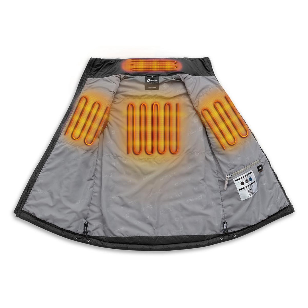 Venture Heat 7V Women's Insulated Battery Heated Vest with 7V Battery Pack