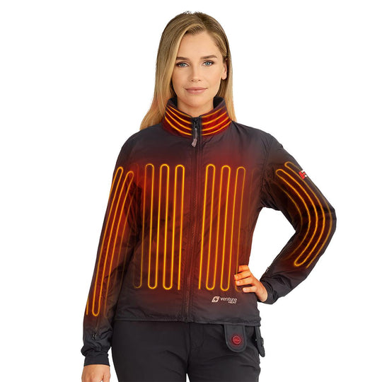 Venture Heat 12V Women's Motorcycle Heated Jacket Liner - Front