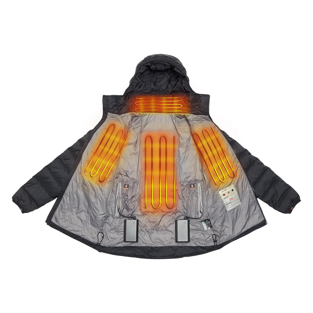 Venture Heat 12V Women's Down Bluetooth Battery Heated Jacket - Left