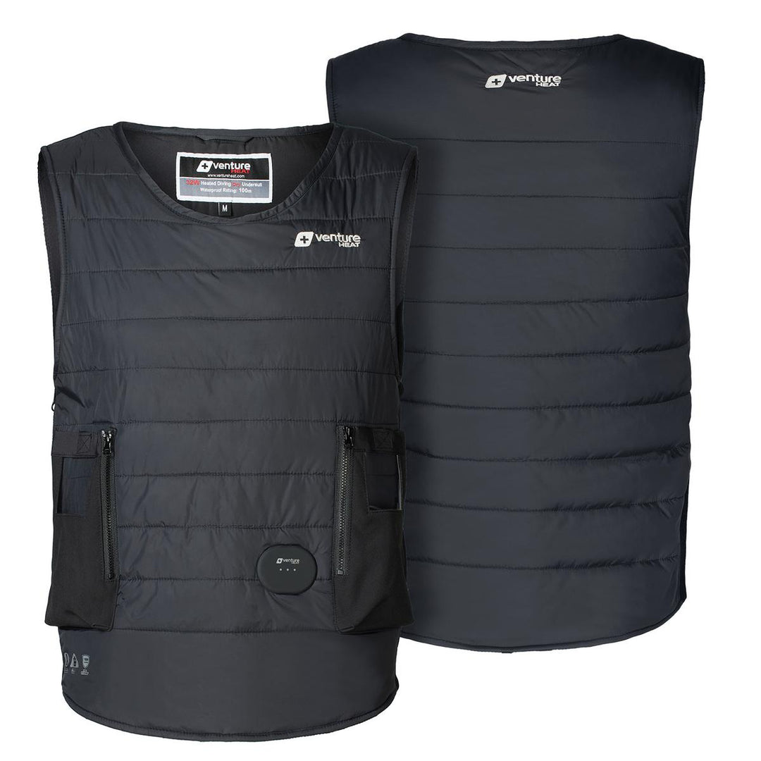 Venture Heat DRY V3 Waterproof Diving Vest - Back