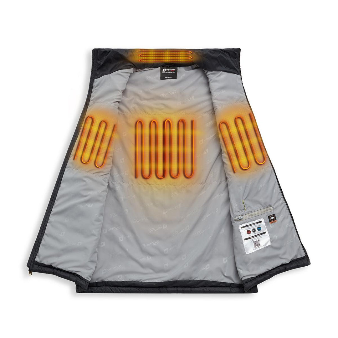 Venture Heat 7V Men's Bluetooth Battery Heated Puffer Vest