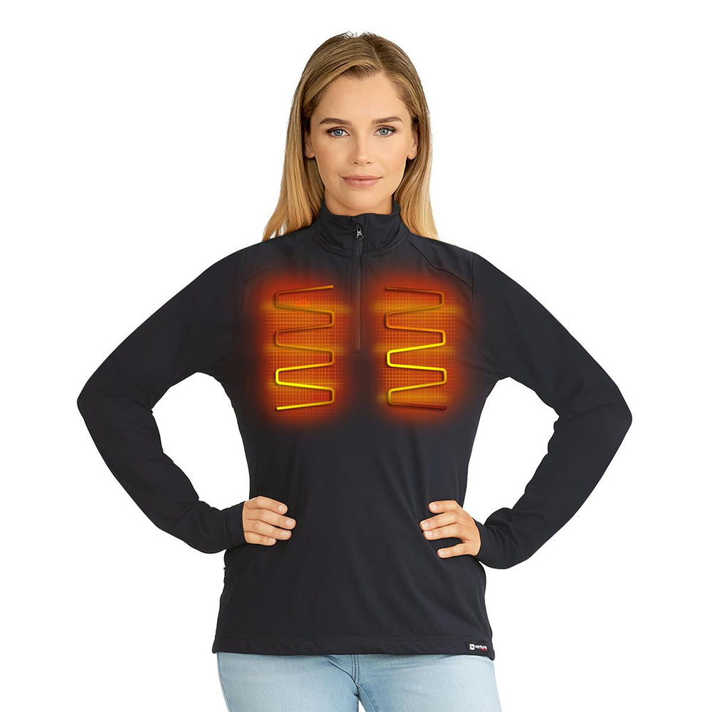 Venture Heat 7V Women's Bluetooth Battery Heated Shirt - Front