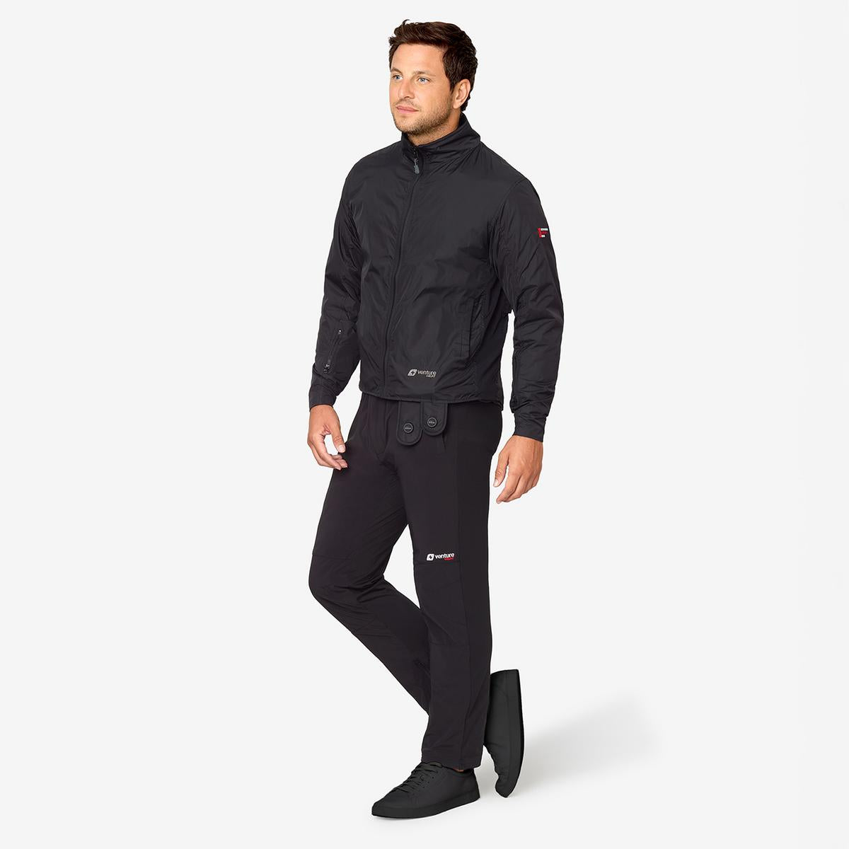 Venture Heat Men's Bluetooth 78W Motorcycle Heated Jacket Liner