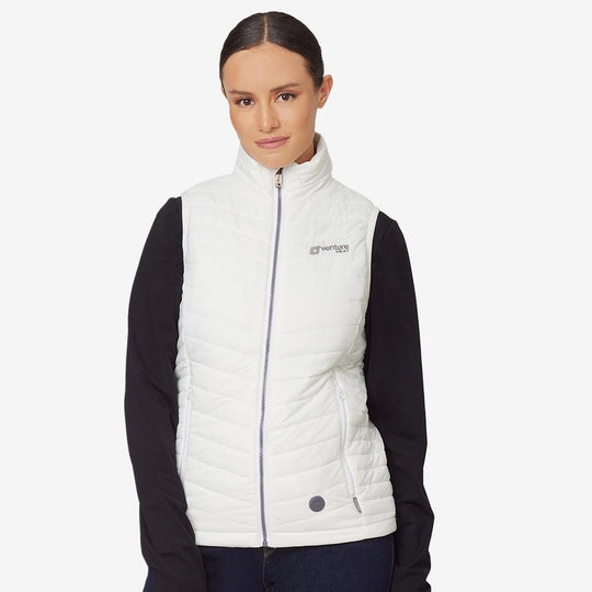 Venture Heat 7V Women's Bluetooth Battery Heated Puffer Vest - Heated