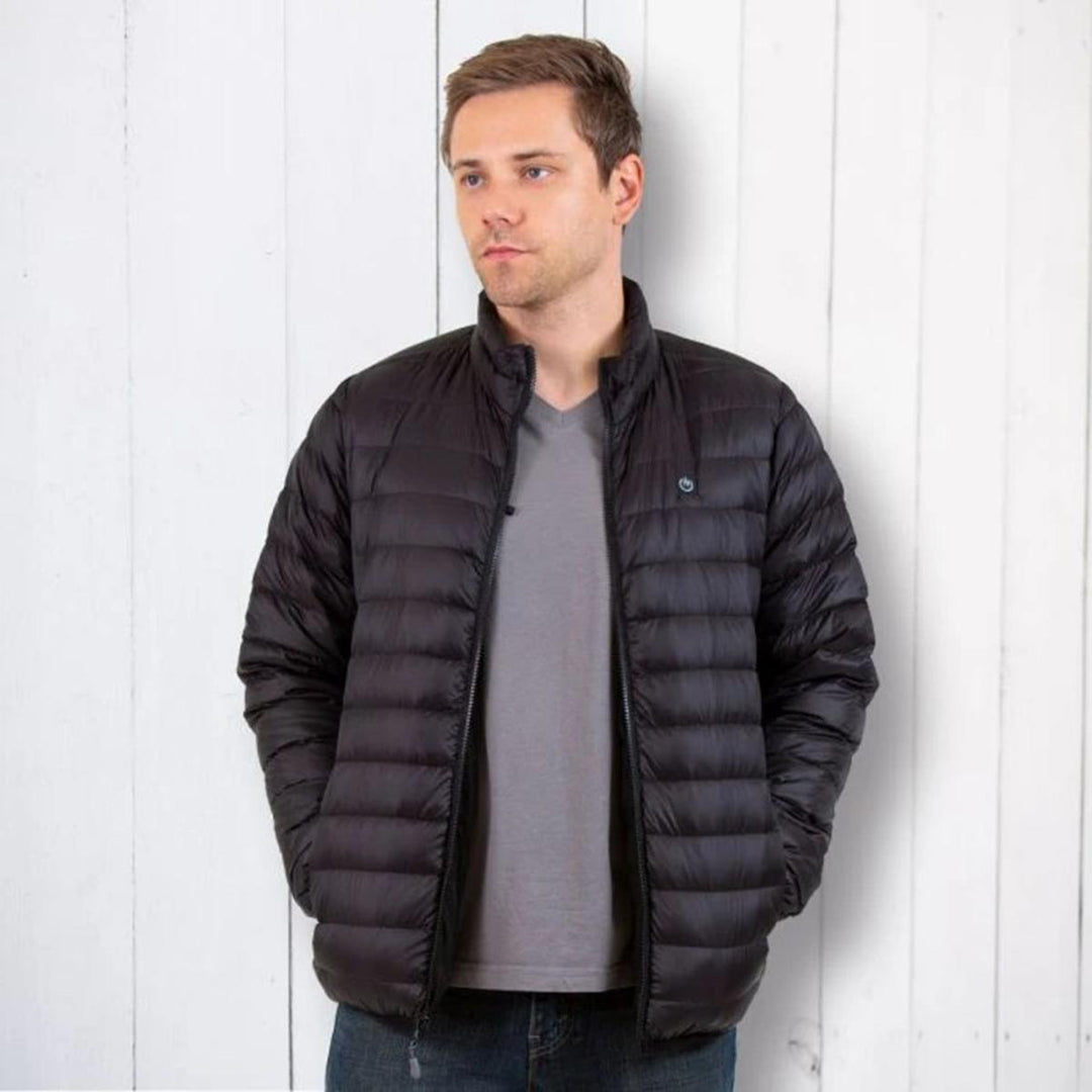 Venture Heat Men's Delspring 5V Battery Heated Down Puffer Jacket (Size S) - Back