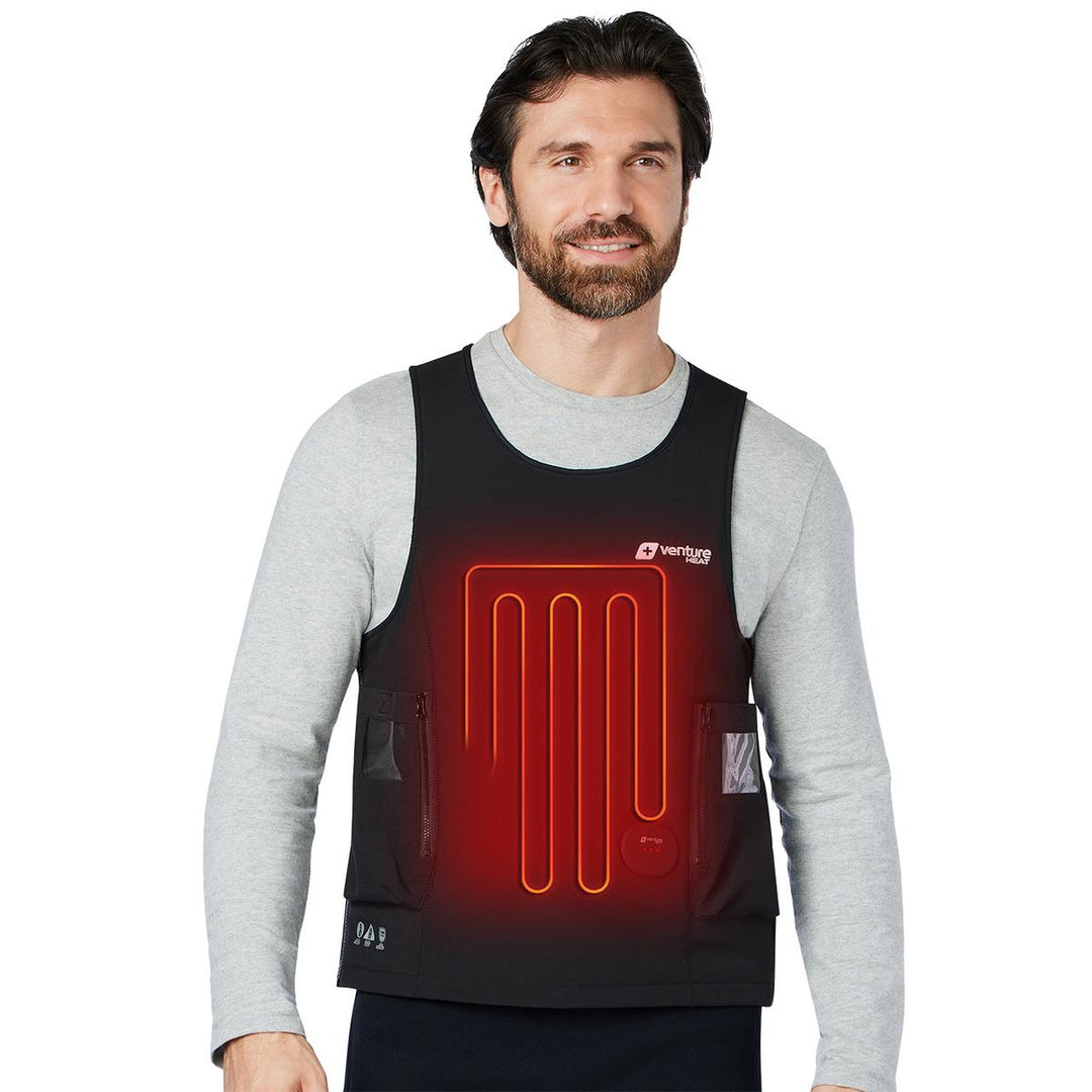 Venture Heat PRO V3 Waterproof Heated Diving Vest - Front