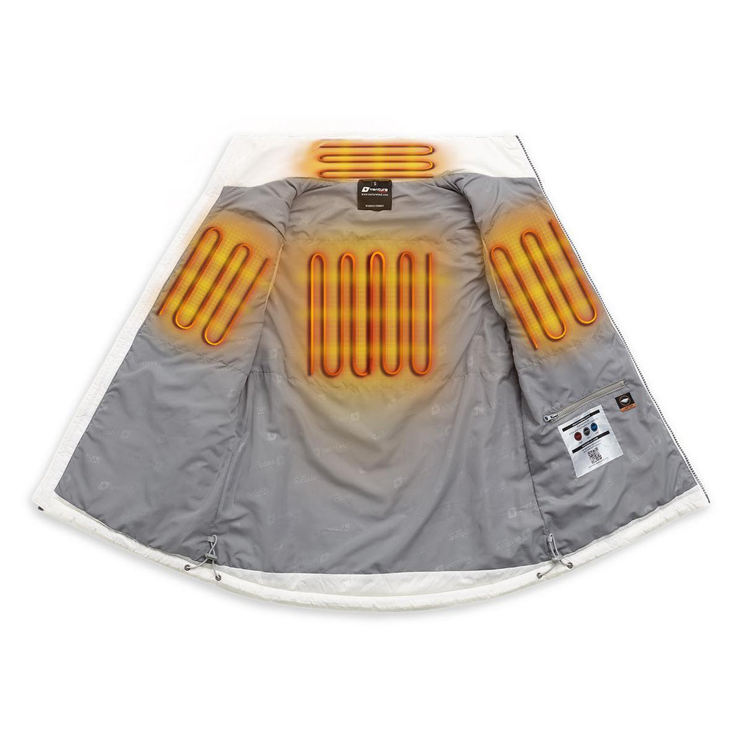 Venture Heat 7V Women's Insulated Battery Heated Vest with 7V Battery Pack
