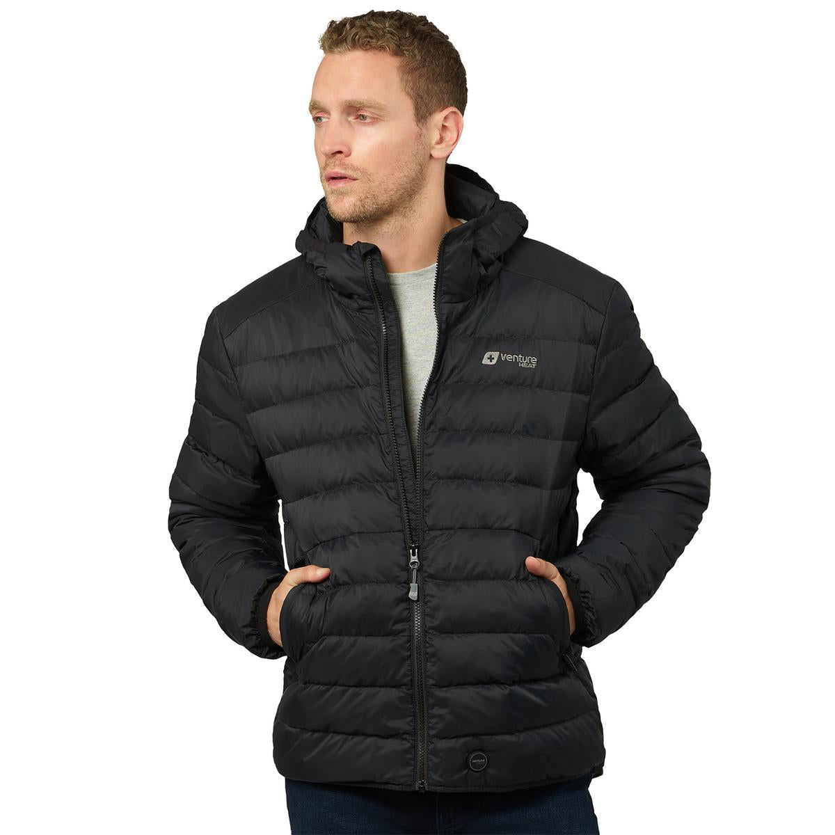 Men's 12V Down Heated Jacket | Bluetooth | Venture Heat