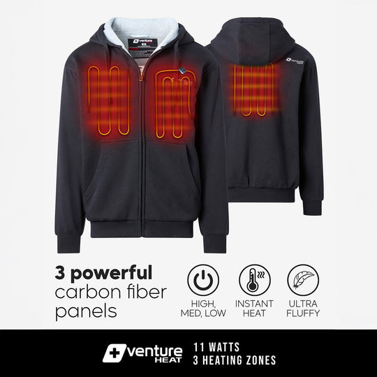 Venture Heat 7V Polar Fleece Battery Heated Hoodie - (Sizes S & XS)