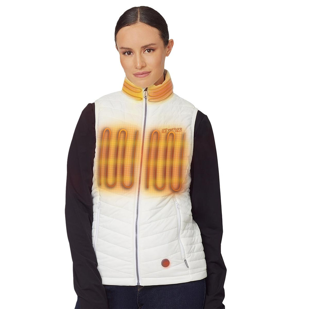 Venture Heat 7V Women's Insulated Battery Heated Vest with 7V Battery Pack