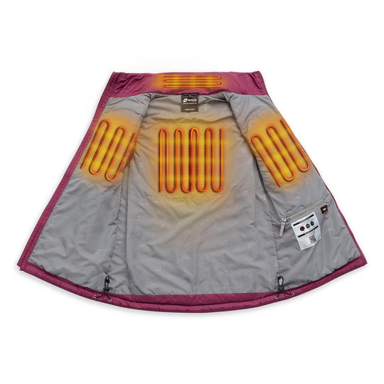 Venture Heat 7V Women's Bluetooth Battery Heated Puffer Vest - Left