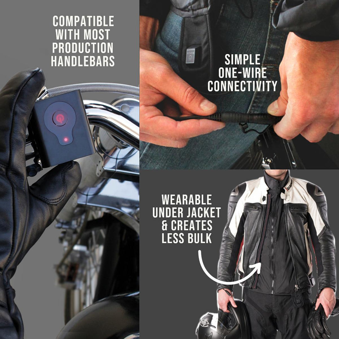 Venture Heat 12V Deluxe Motorcycle Heated Jacket Liner (Size XS)