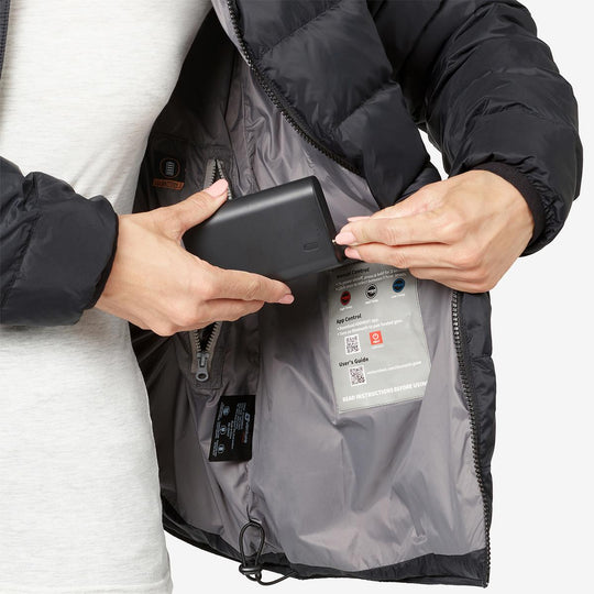 Venture Heat 12V Women's Down Bluetooth Battery Heated Jacket - Info