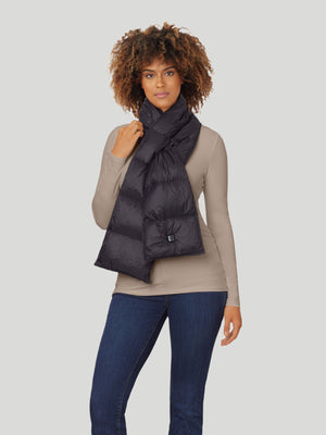 Packable Heated Down Scarf