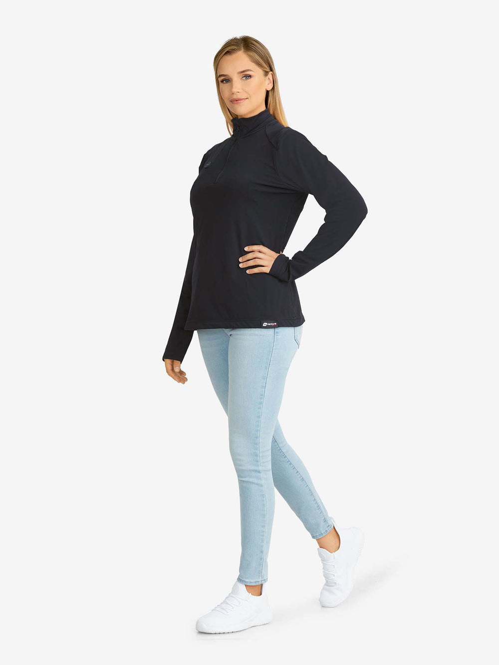 Women's 13W Heated Midlayer Shirt with HeatSync  - Black - FINAL SALE