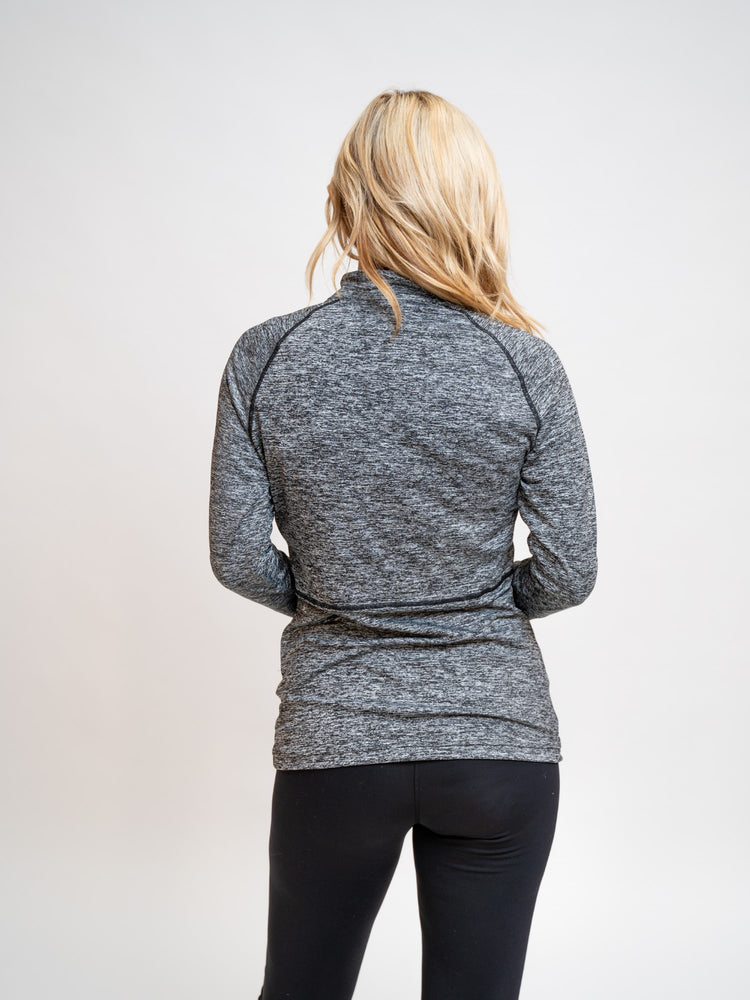 Women's 9W Heated Midlayer Shirt  - Charcoal - FINAL SALE