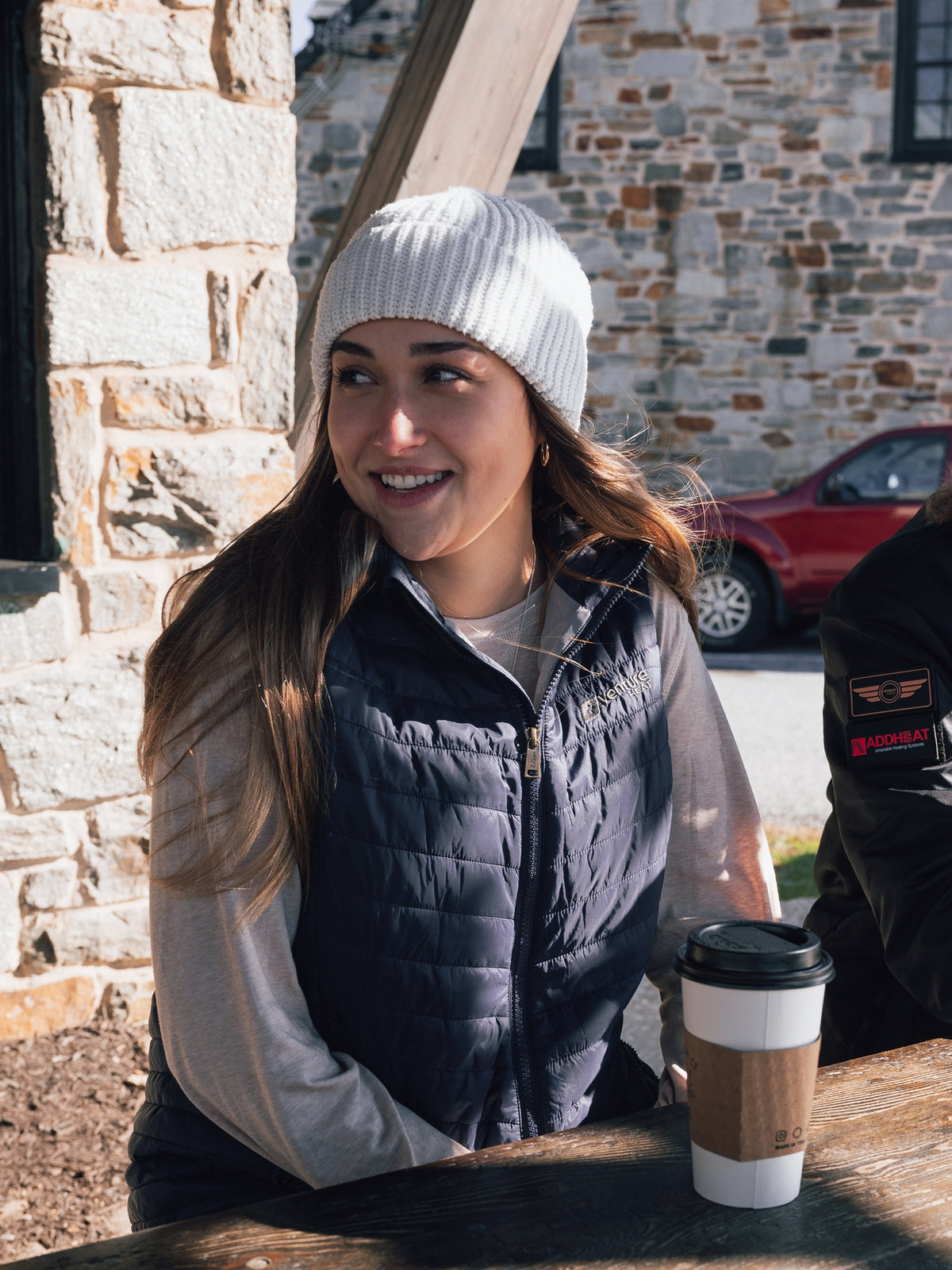 Women's 13W Heated Puffer Vest with HeatSync  - Navy - FINAL SALE