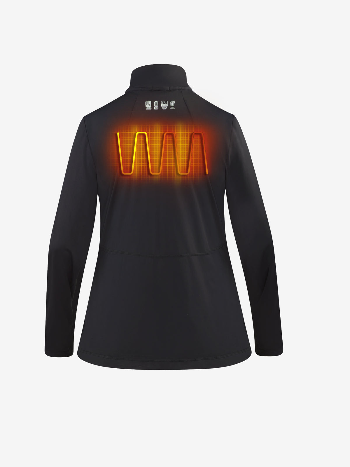 Women's 13W Heated Midlayer Shirt with HeatSync  - Black