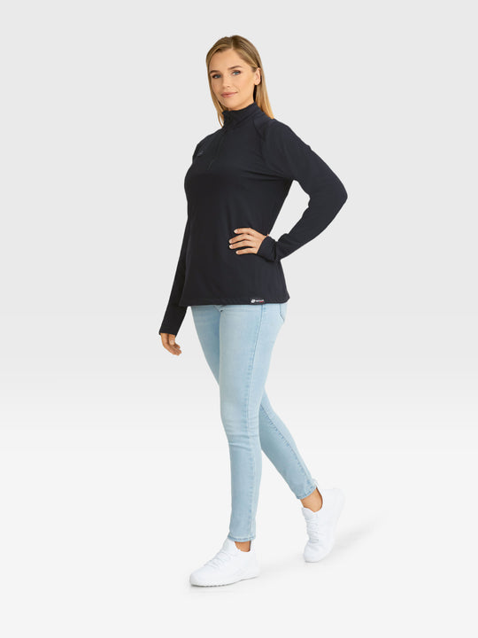 Women's 13W Heated Midlayer Shirt with HeatSync  - Black - FINAL SALE