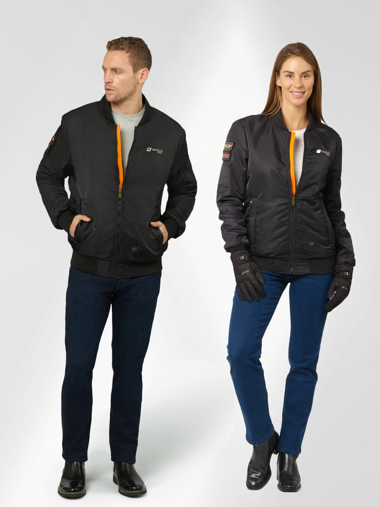 Unisex MAX 22W Heated Bomber Jacket with HeatSync