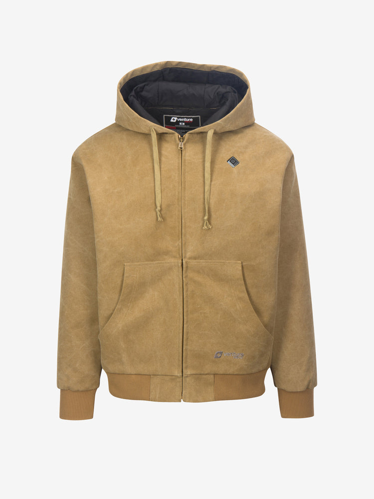 Unisex 11W Heated Canvas Hoodie  - WorkWear Edition - FINAL SALE