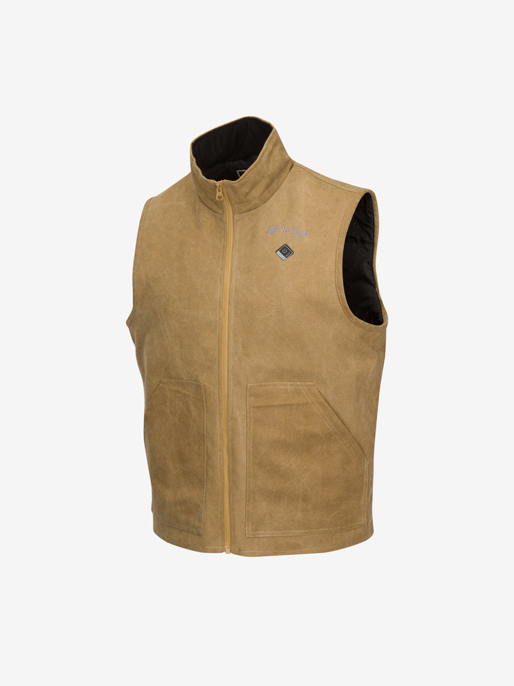 Men's 13W Heated Canvas Vest  - WorkWear Edition - FINAL SALE